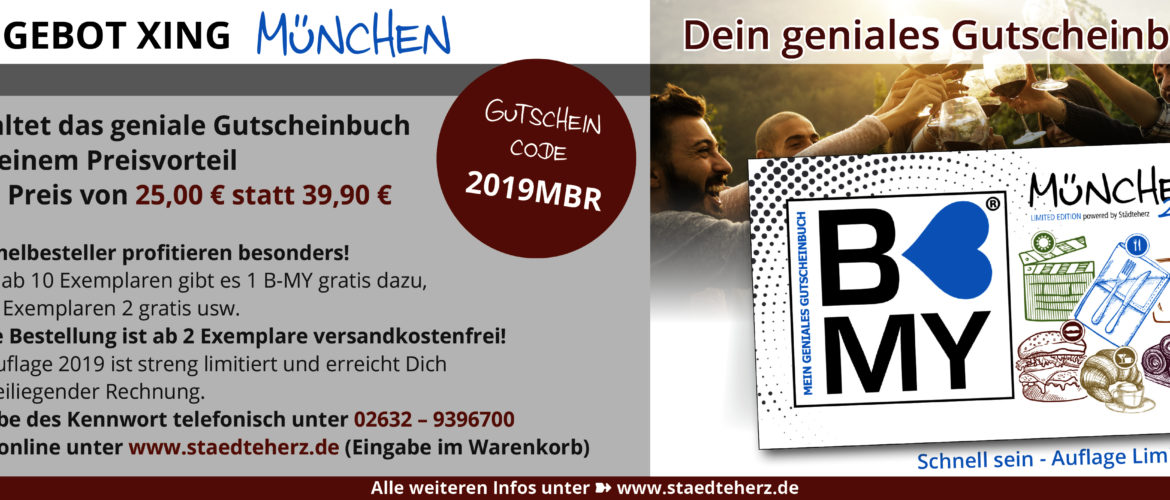 Topp-Angebot Für Unsere Leser: B-MY München 2019 – Dein Geniales ...